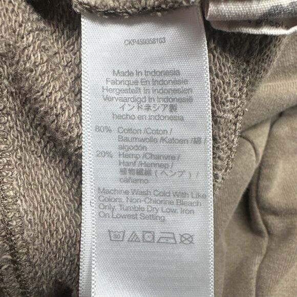 Madewell Cotton-Hemp Relaxed Sweatpants Joggers Pockets Women's XXL Castle Rock - Picture 12 of 13